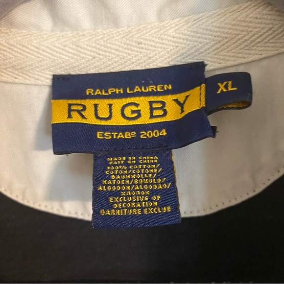 Ralph Lauren Rugby Long Sleeve Polo Champion Shirt XL - Picture 3 of 6
